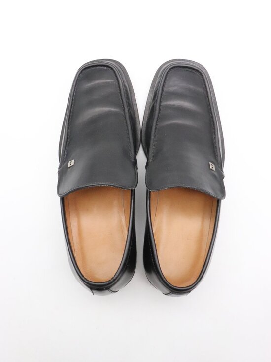 Bally Taurano Men\'s Size 7.5 Black Leather Loafer Shoes Dress Shoe Italy main image 8
